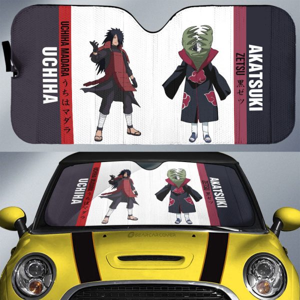 Madara And Zetsu Car Sunshade Custom Anime Car Accessories For Fans