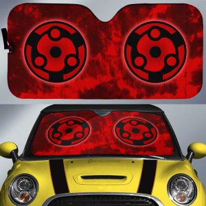 Madara Eternal Mangekyo Sharingan Car Sunshade Custom Anime Tie Dye Style