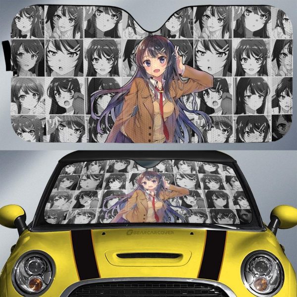 Mai Sakurajima Car Sunshade Custom Bunny Girl Senpai Car Accessories