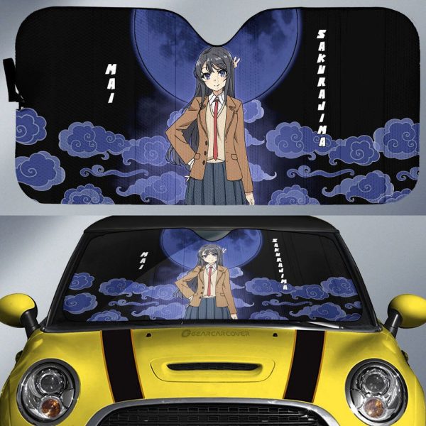 Mai Sakurajima Car Sunshade Custom Bunny Girl Senpai Car Accessories