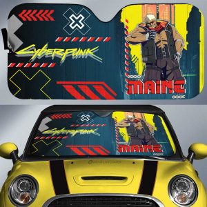 Maine Car Sunshade Custom Cyberpunk Anime