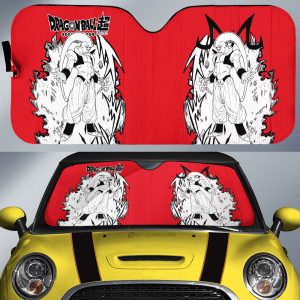 Majin Buu Car Sunshade Custom Dragon Ball Anime Car Accessories Manga Style For Fans