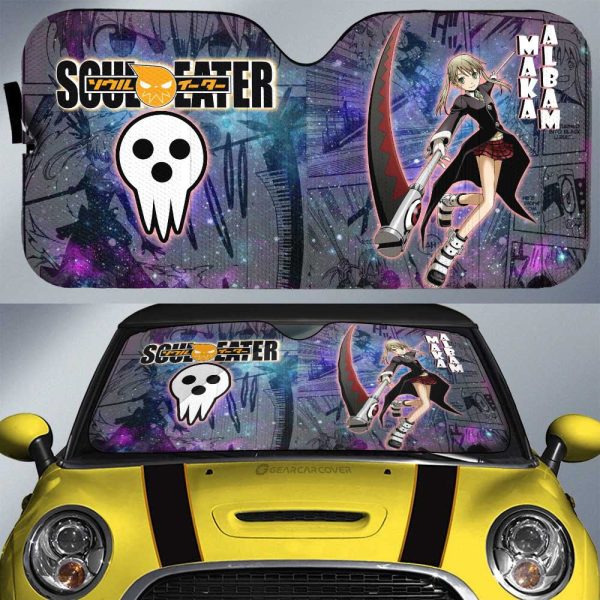 Maka Albarn Car Sunshade Custom Manga Galaxy Style