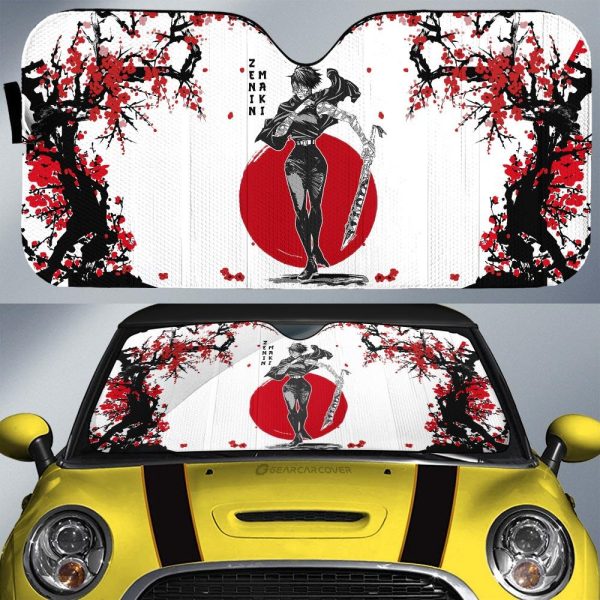 Maki Zenin Car Sunshade Custom Japan Style Jujutsu Kaisen Anime Car Accessories