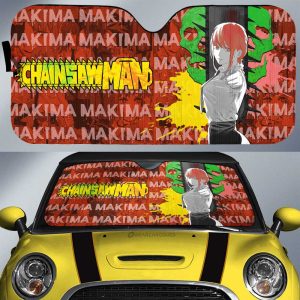 Makima Car Sunshade Custom Car Interior Accessories