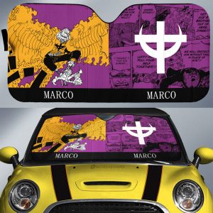 Marco Car Sunshade Custom Car Accessories Manga Style