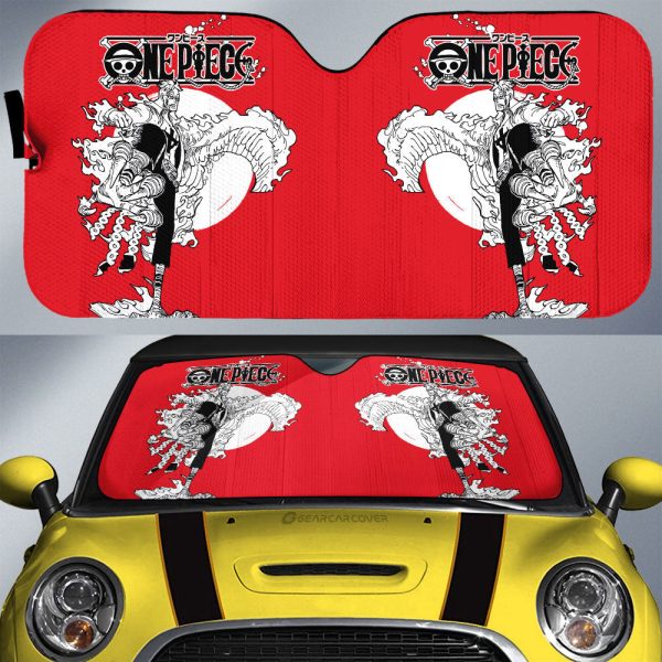 Marco Car Sunshade Custom Manga Style One Piece Anime Car Accessories