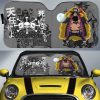 Marshall D. Teach Car Sunshade Custom One Piece Red Anime Car Interior Accessories