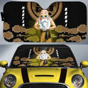 Master Roshi Car Sunshade Custom Anime Dragon Ball Car Accessories