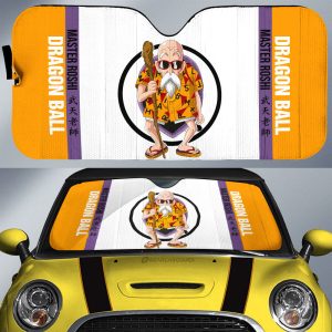 Master Roshi Car Sunshade Custom Car Accessories For Fans