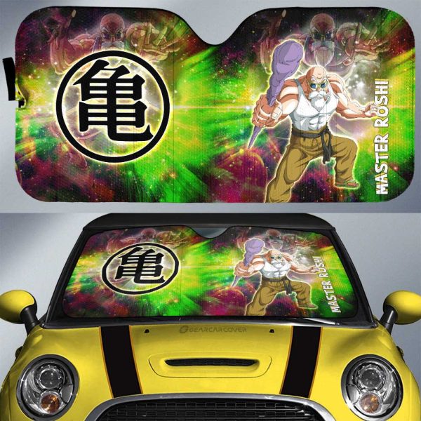 Master Roshi Car Sunshade Custom Dragon Ball Anime Car Accessories