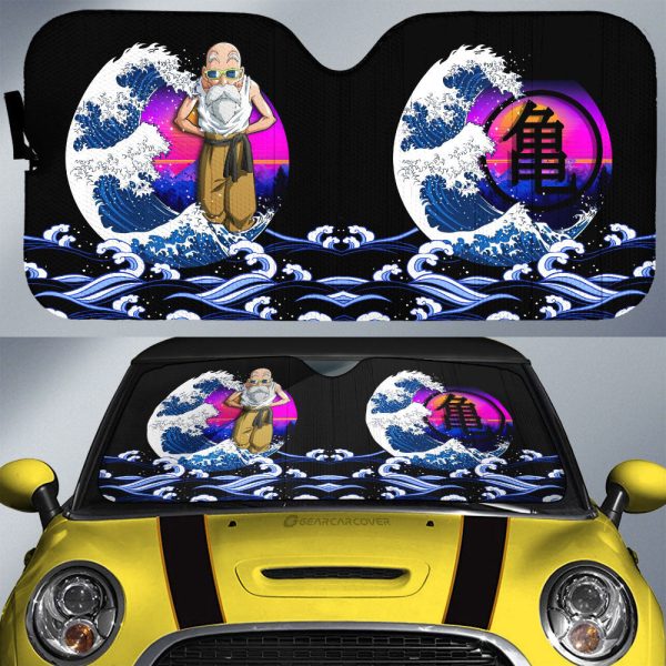 Master Roshi Car Sunshade Custom Dragon Ball Car Interior Accessories