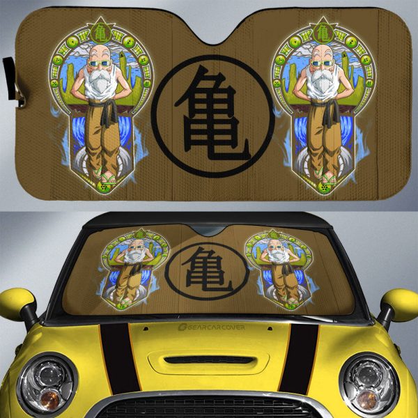 Master Roshi Car Sunshade Custom Dragon Ball Car Interior Accessories