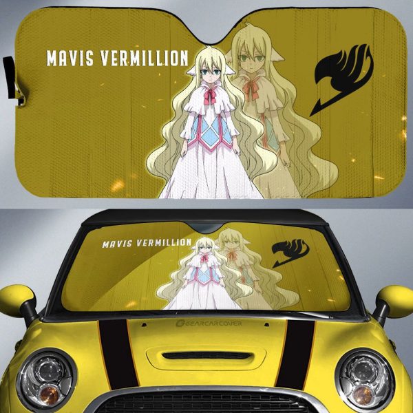 Mavis Vermillion Car Sunshade Custom Fairy Tail Anime