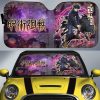 Megumi Fushiguro Car Sunshade Custom Galaxy Manga Style