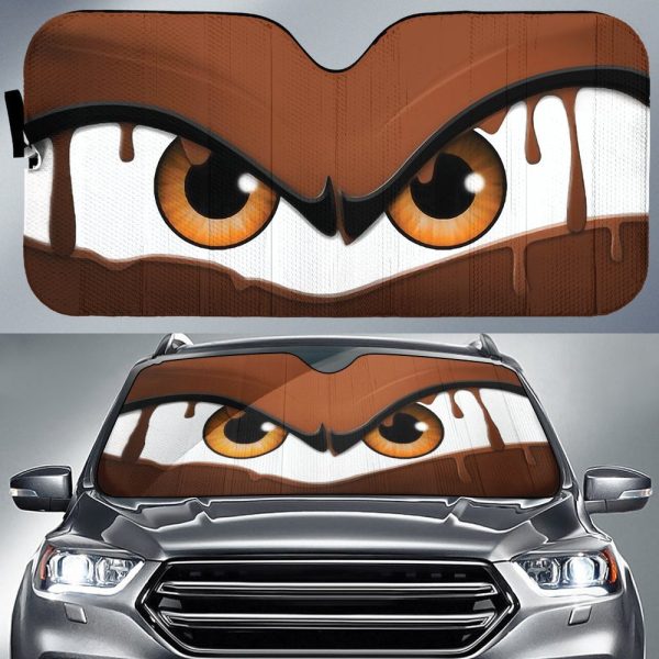 Melting Car Eyes Sun Shade Custom Car Accessories