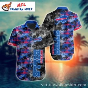 Men’s Buffalo Bills Tropical Shirt With Hawaiian Floral Print