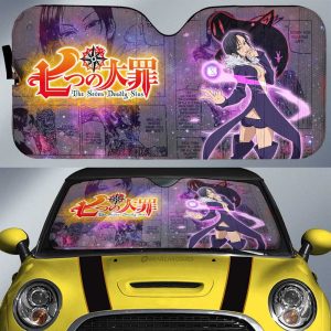 Merlin Car Sunshade Custom Manga Galaxy Style