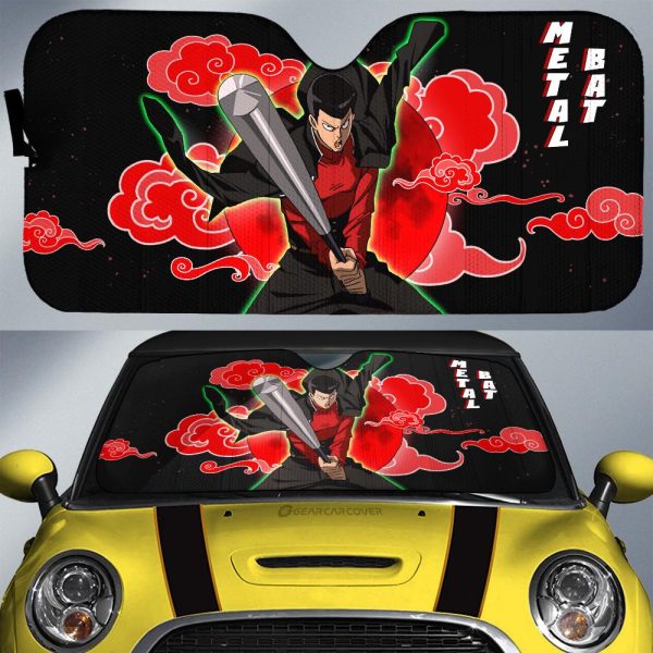 Metal Bat Car Sunshade Custom One Punch Man Anime Car Accessories