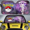 Mewtwo Car Sunshade Custom Anime Galaxy Manga Style