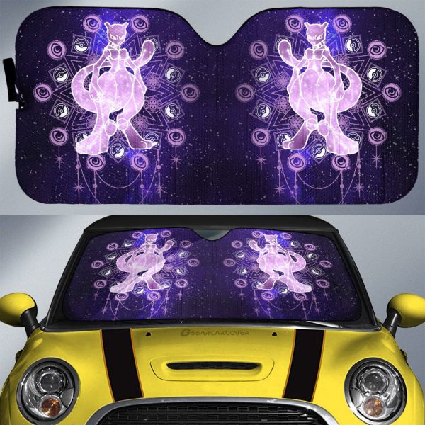 Mewtwo Car Sunshade Custom Car Accessories