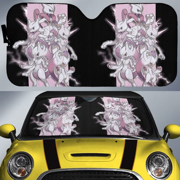 Mewtwo Car Sunshade Custom Car Accessories For Fans