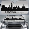 Michigan Lansing Skyline Car Sunshade Custom Car Accessories