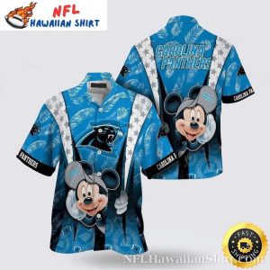 Mickey Graphics Edition Tropical Carolina Panthers Hawaiian Shirt