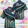 Mickey Mouse Graphic USA Flag Pattern Miami Dolphins Hawaiian Shirt