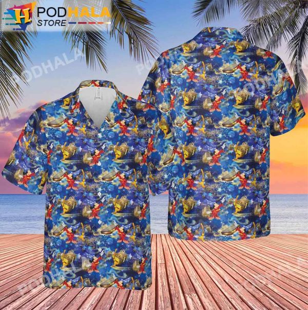 Mickey Mouse Hawaiian Shirt Mickey And Minnie Flower Hawai Aloha