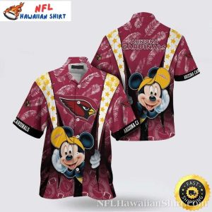 Mickey NFL Arizona Cardinals Tropical Hawaiian Shirt For Fans