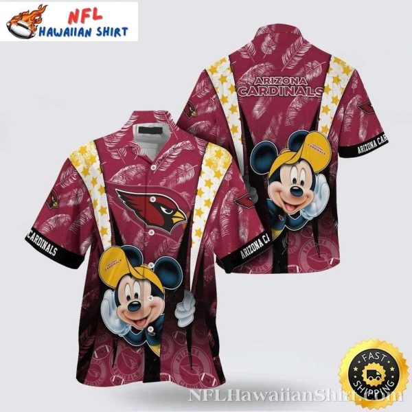 Mickey NFL Arizona Cardinals Tropical Hawaiian Shirt For Fans