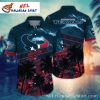 Midnight Tropics Houston Texans Hawaiian Shirt – Crimson Sunset Palms