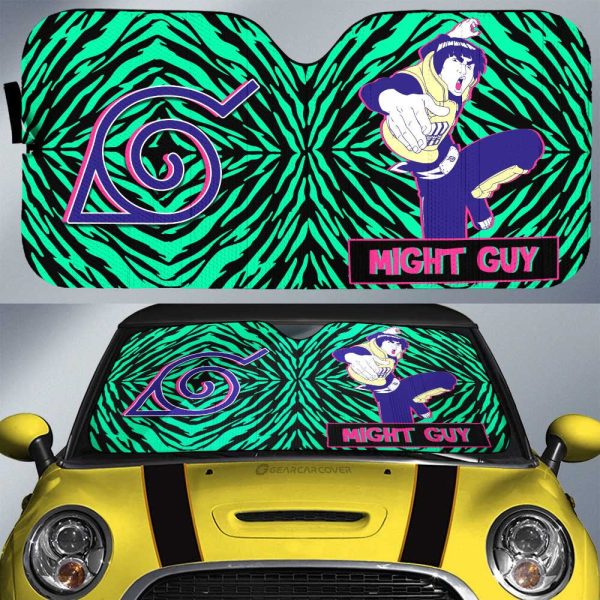 Might Guy Car Sunshade Custom