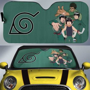 Might Guy Car Sunshade Custom Anime Car Accessories