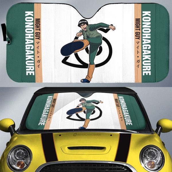 Might Guy Car Sunshade Custom Anime Car Accessories