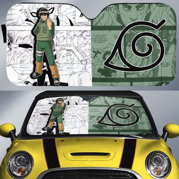 Might Guy Car Sunshade Custom Anime Mix Manga Car Accessories