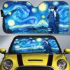 Might Guy Car Sunshade Custom Starry Night Styles