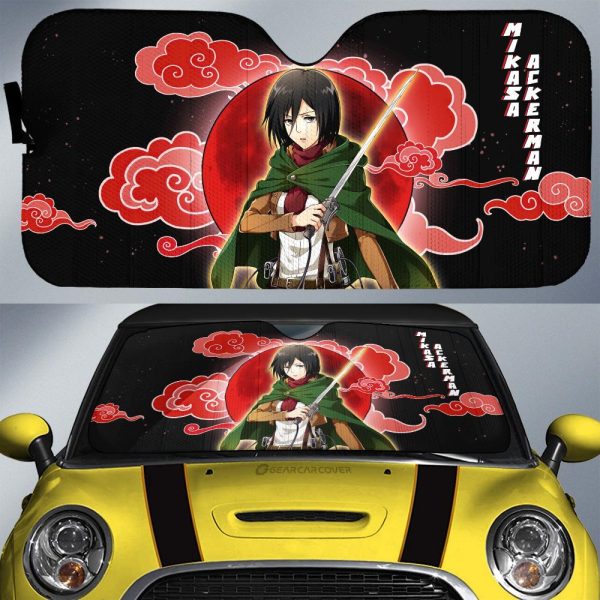 Mikasa Ackerman Car Sunshade Custom Attack On Titan Anime