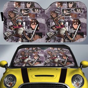 Mikasa Ackerman Car Sunshade Custom Car Interior Accessories