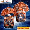 Milf High Football – Personalized Denver Broncos Hawaiian Shirt With Floral Accents