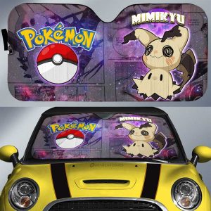 Mimikyu Car Sunshade Custom Anime Galaxy Manga Style