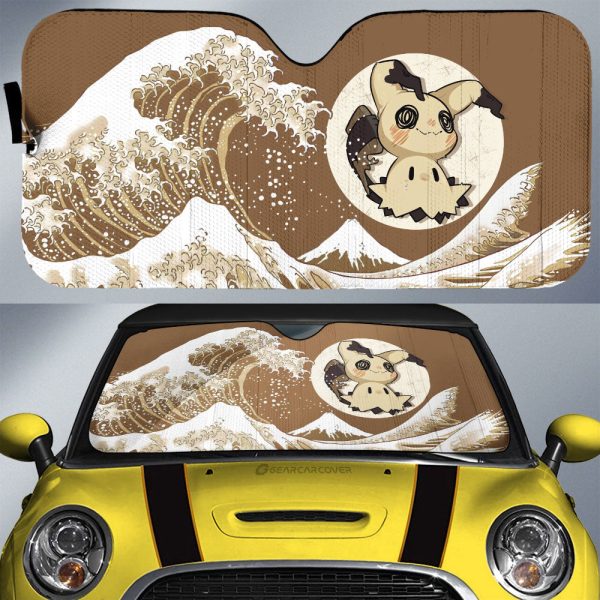 Mimikyu Car Sunshade Custom Pokemon Car Accessories