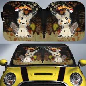 Mimikyu Car Sunshade Custom Tie Dye Style Anime Car Accessories