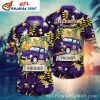 Minnesota Vikings Surf’s Up Woody Wagon Tropical Hawaiian Shirt