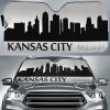 Missouri Kansas Skyline Car Sunshade Custom Car Accessories