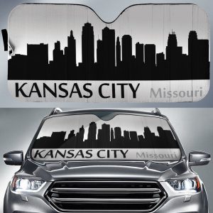 Missouri Kansas Skyline Car Sunshade Custom Car Accessories