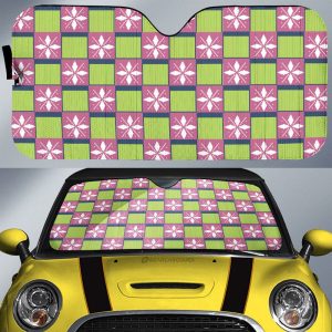 Mitsuri Kanroji Car Sunshade Custom Anime Car Accessories