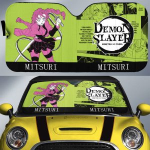 Mitsuri Kanroji Car Sunshade Custom Car Accessories Manga Style