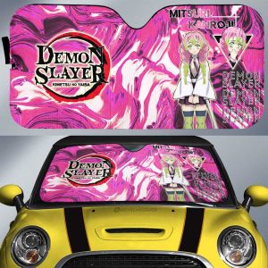 Mitsuri Kanroji Car Sunshade Custom Demon Slayer Anime Car Accessories